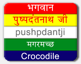 Pushpdantnathji Tirthankar, Pushpdantji Symbol Crocodile